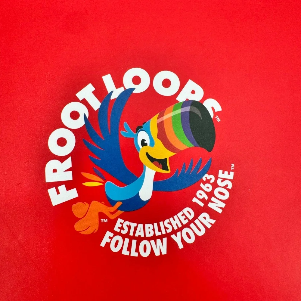 New Kellogg's Froot Loops Notebook Toucan Sam Lined Journal Novelty Cereal Box